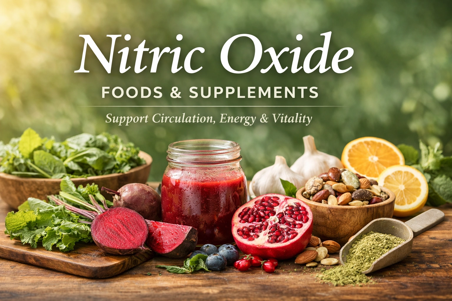 nitric oxide foods and supplements that support healthy circulation and blood flow