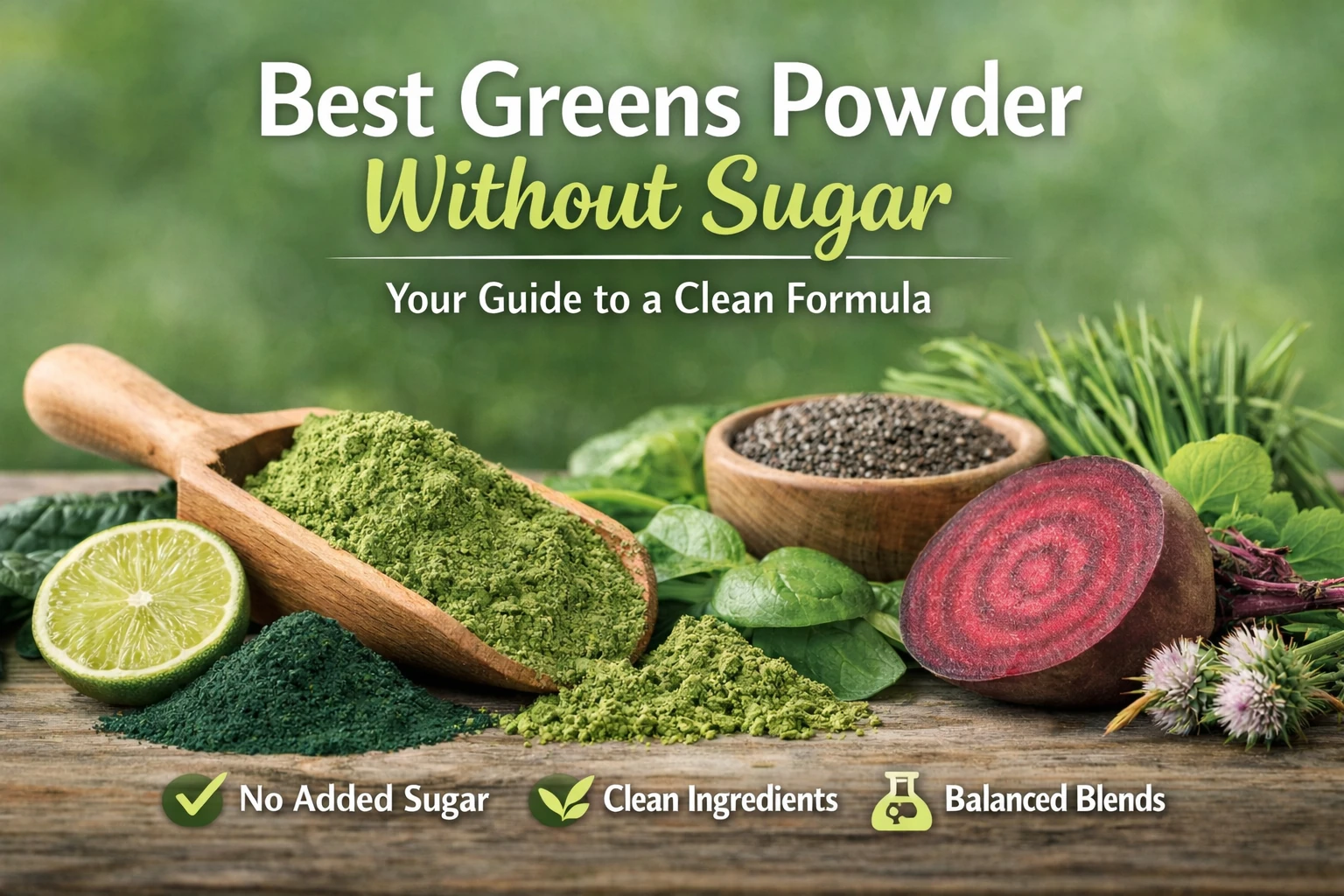 Best Greens Powder Without Sugar