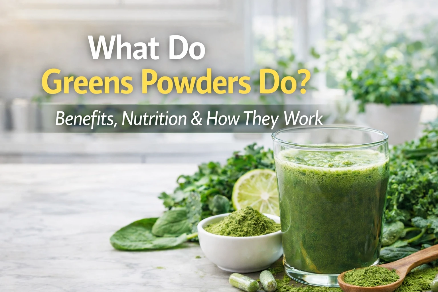 what do greens powders do